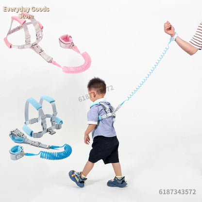 Ceinture de prévention des pertes pour nourrissons et jeunes enfants, corde de Traction, Bracelet de prévention des pertes pour bébé, corde à ressort de 1.5m, marche sûre pour bébé