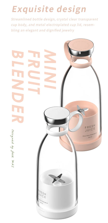 Presse-agrumes électrique Portable, Mini mélangeur de fruits Usb, extracteur de fruits, aliments, Milkshake, Machine multifonction pour jus