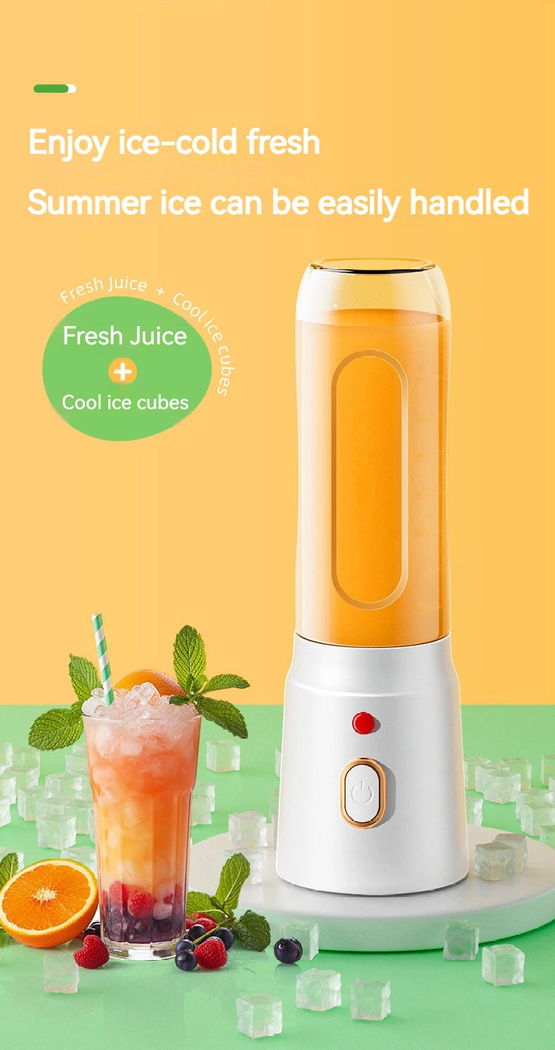 Presse-agrumes Portable, mélangeur de Smoothie, presse-fruits domestique, presse-agrumes Rechargeable par USB, outils de cuisine adaptés au Camping pique-nique.