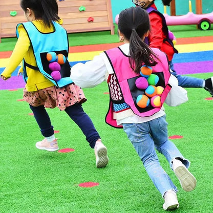 Gilet de jeu de balle Dodge collant, jouet de sport de plein air, accessoires en tissu Jersey, capture de balles en polaire douce, sans danger pour les enfants, adolescents et adultes