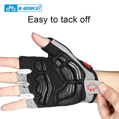 INBIKE antichoc GEL Pad gants de cyclisme demi doigt gants de Sport hommes femmes été vélo gymnase Fitness gants vtt gants IF239