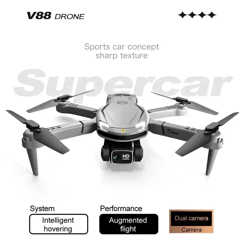 Pour Xiaomi V88 Drone 8K 5G GPS professionnel HD photographie aérienne télécommande avion HD double caméra quadrirotor jouet UAV