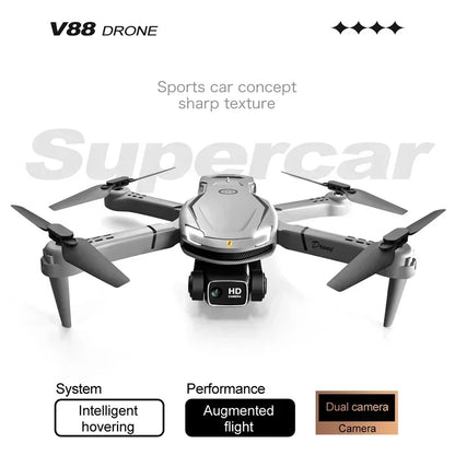Pour Xiaomi V88 Drone 8K 5G GPS professionnel HD photographie aérienne télécommande avion HD double caméra quadrirotor jouet UAV