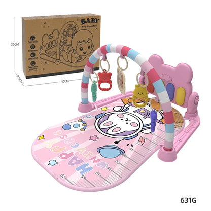 Support de Fitness pour bébé, jeu de musique, jouets d'activité de gymnastique, couverture rampante pour Piano pour nouveau-né, tapis de jeu à pédales, éducation précoce, cadeaux de 0 à 36 mois