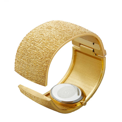 ASJ montre-Bracelet femme reloj mujer or luxe motif écorce montre Simple pour femmes relojes para damas