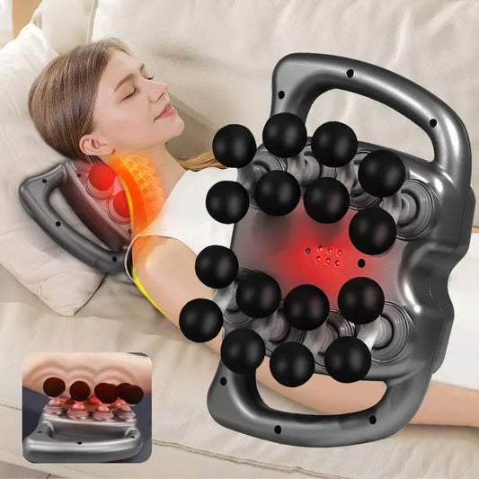 Pistolet de Massage musculaire pour Fascia, pistolet de Massage professionnel pour seize têtes, haute fréquence, pour le cou, les épaules et la taille