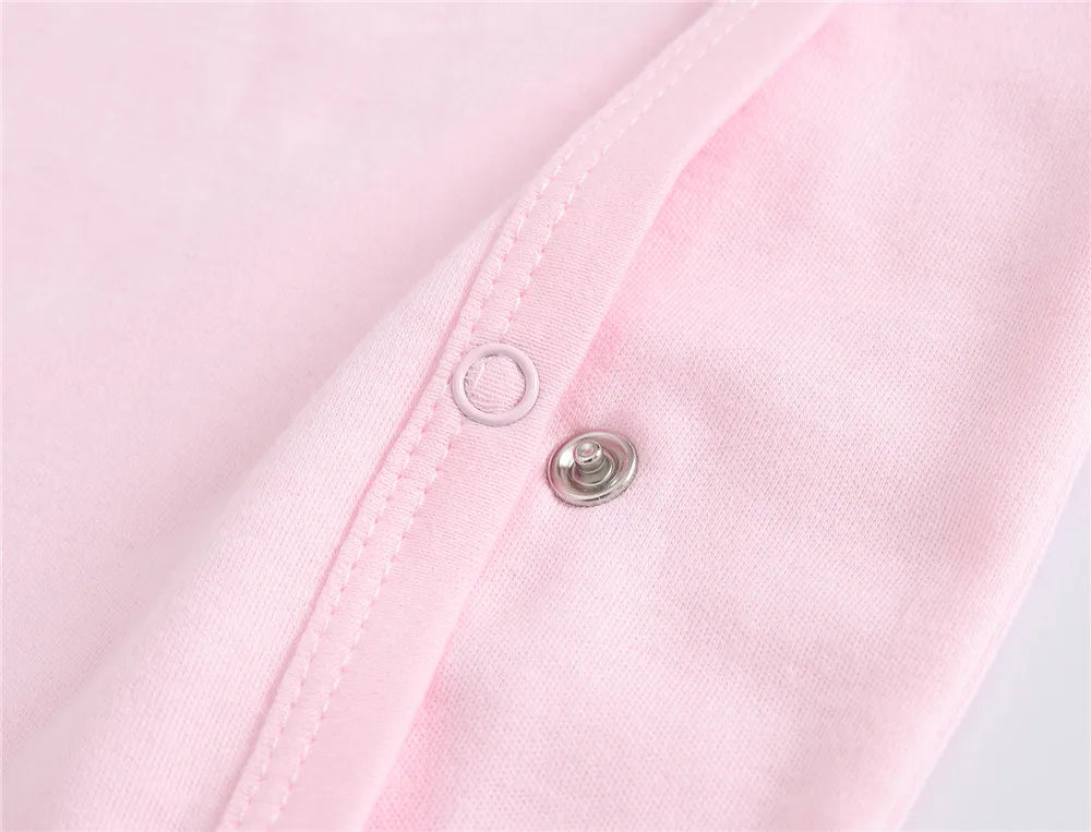 Ensemble de vêtements 100% coton pour bébés filles de 0 à 12 mois, barboteuse à manches longues pour nouveau-né garçon, combinaison imprimée Carton, printemps-automne, 3 pièces/lot