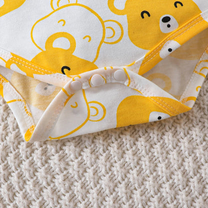 Ensemble de Vêtements pour Bébé Garçon de 0 à 9 Mois, Tenue à Manches sulf, Pantalon, Chapeau et Chaussettes, 4 Pièces/Ensemble, Printemps Automne