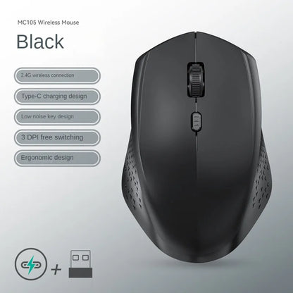 Souris sans fil Bluetooth 5.2, 2.4 ghz, double Mode, silencieuse, Rechargeable, pour jeu, 1600DPI, pour ordinateur portable, Win Mac OS