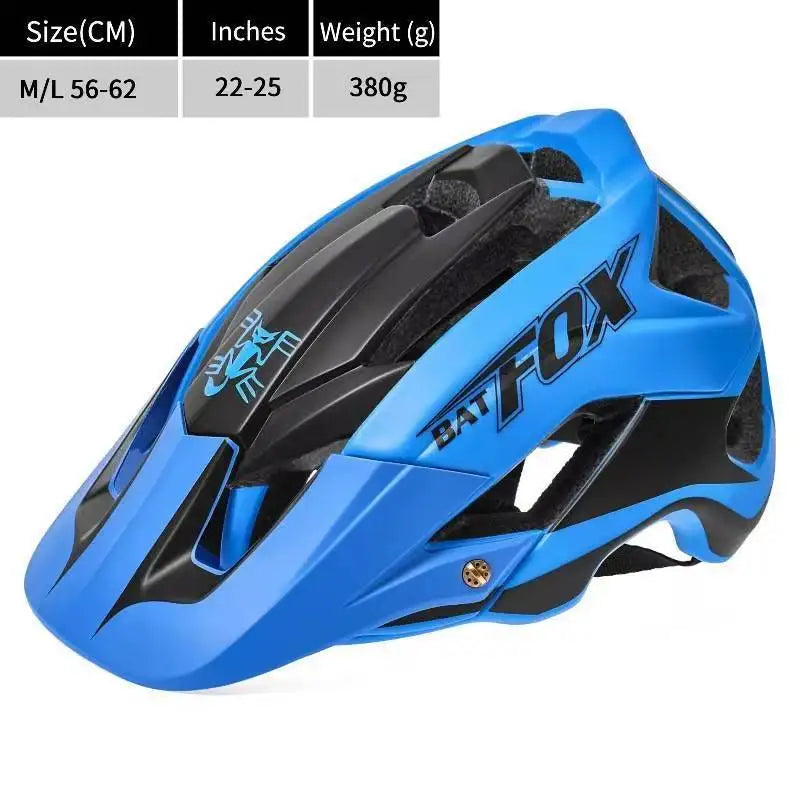 BATFOX-Casque de vélo pour homme, casque de vélo, casque de vélo de montagne, casque de vélo VTT, casquettes de vélo