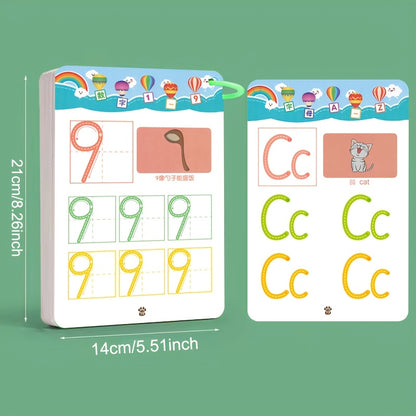 122 Pages Reusable Magic Practice Copybook Set,Whole Brain development Training,Pen Control Training and Drawing Education Workbook,Learning Writing Skills,Classroom Education