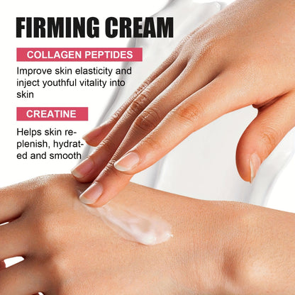 Sumax 1.69oz For Lotus Collagen Peptide Firming Face Cream - Contains Collagen, Retinol & Plant Squalane, Enhances Elasticity & Moisture For Smoother Skin, Alcohol-Free