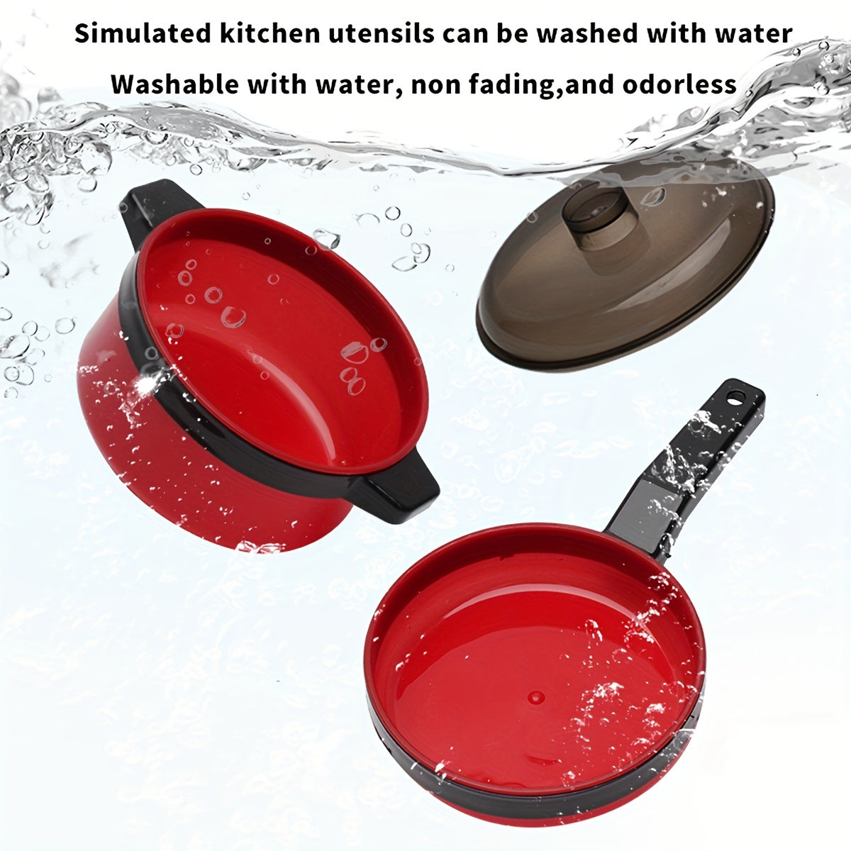 11/47/69pcs Children's simulated cooking toys, role-playing children's kitchen toys, educational STEM boys and girls birthday gifts, imagination, Christmas-back to school gifts, Play Kitchen Accessories, Stem Learning, Imagin