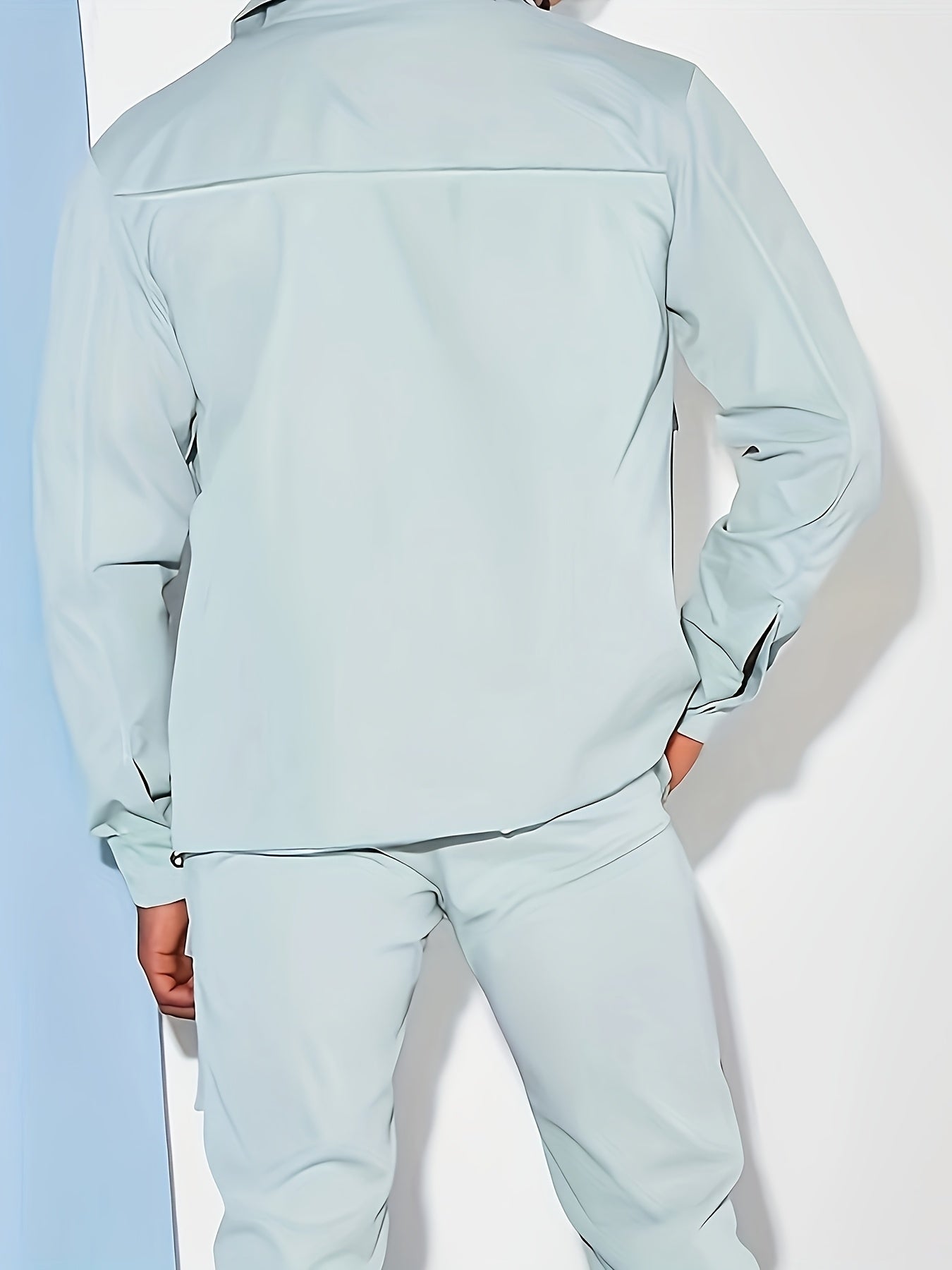 Men'S Stylish Casual Button-Up Shirt - Vibrant Blue, Long Sleeve, Casual Attire, Casual Wear | Vibrant Shirt | Casual Style Shirt