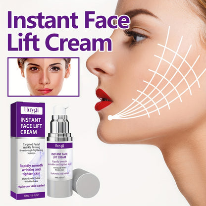 1.01oz Instant Face Lift Cream, With Hyaluronic Acid, Collagen, Kojic Acid And Retinol, Deep Moisturizing And Firming Facial Skin Face Cream