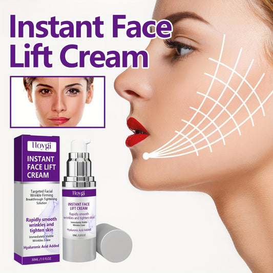 1.01oz Instant Face Lift Cream, With Hyaluronic Acid, Collagen, Kojic Acid And Retinol, Deep Moisturizing And Firming Facial Skin Face Cream