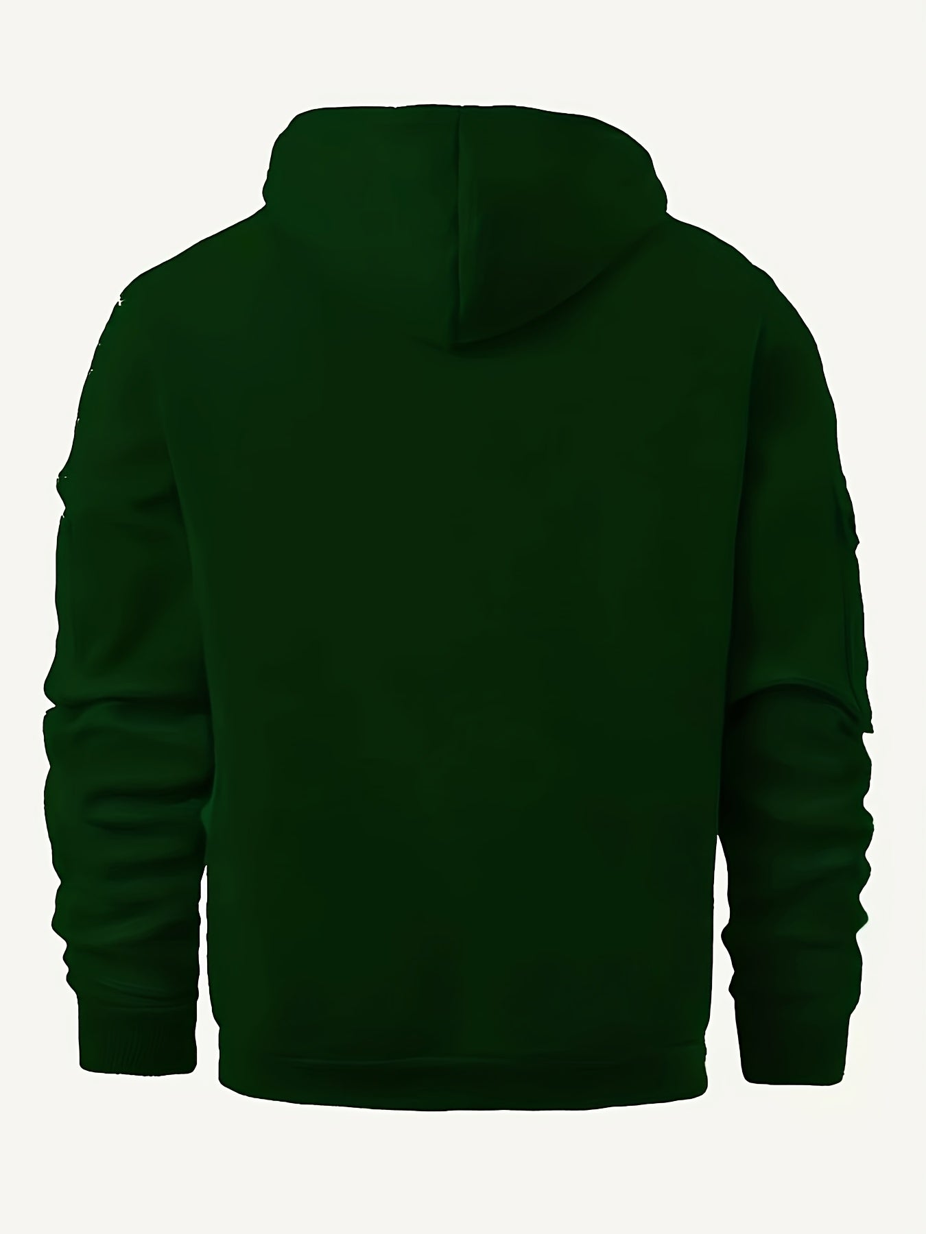 Men's Sporty Zip-Up Hoodie Jacket - Vibrant Orange with Black Zipper Accents, Polyester-Lined Comfort, Machine Washable Regular Fit for Autumn Winter Casual Outdoor Wear, Autumn Apparel