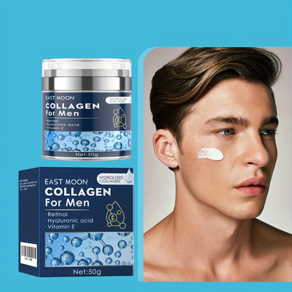 [Moisturizing Face Cream] 2pcs, Daily Facial Moisturizing Cream - Men's Face Cream, Containing Retinol, Aloe, Tocopherol and Hyaluronic Acid - Suitable for All Skin Types, 50g/ 1.76oz