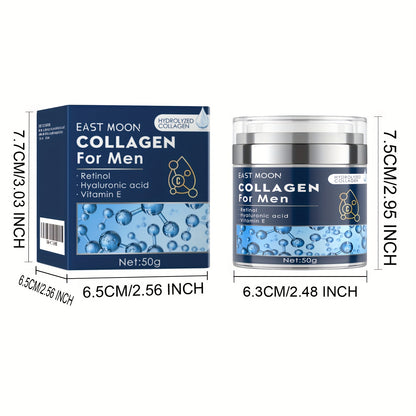 [Moisturizing Face Cream] 2pcs, Daily Facial Moisturizing Cream - Men's Face Cream, Containing Retinol, Aloe, Tocopherol and Hyaluronic Acid - Suitable for All Skin Types, 50g/ 1.76oz