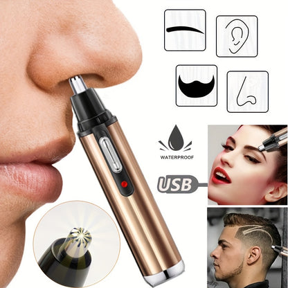 Ear Nose Hair Trimmer Clipper Electric Shaving Safety Face Care Nose Beard Cleaning Machine For Men Women Hair Removal Painless