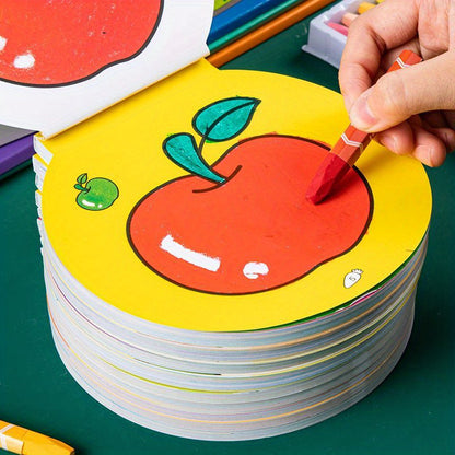 119-Page Youngsters' Creative Drawing Book - Fun & Educational Coloring Activity with Unique Animal, Plant, and Vehicle Designs - Perfect for Easter & Birthday Gifts, Creative Playtime | Vibrant Illustrations | Stackable Page