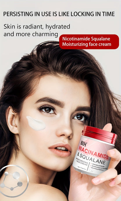 Niacinamide Squalane Mask, Contains Niacinamide, Plant Squalane, Plant Essence Extract, Deep Hydration, Moisturizing, Moisturizing, Face Cream, Autumn And Winter Facial Care Cream, Gift for Family