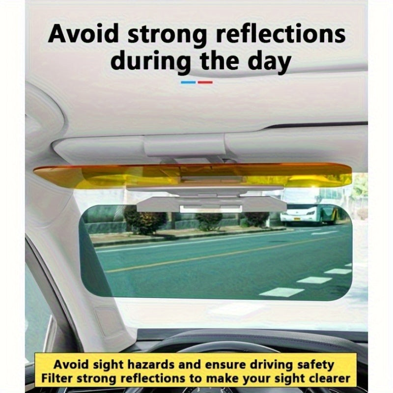 Polarized Sunshade for Automobile Anti Glare Polarized Sunshade - Easy to Install Buckle Closure to Prevent Glare/Uv/Stray Light, Safe Driving, Suitable for Use with Sedans, SUV, Truck