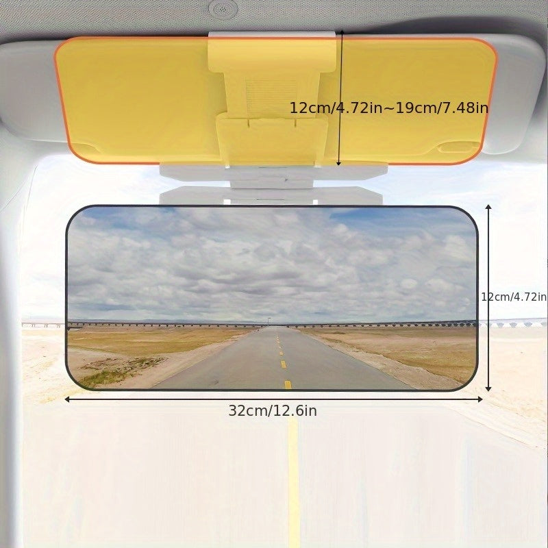 Polarized Sunshade for Automobile Anti Glare Polarized Sunshade - Easy to Install Buckle Closure to Prevent Glare/Uv/Stray Light, Safe Driving, Suitable for Use with Sedans, SUV, Truck