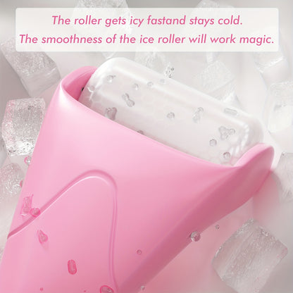 Ice Roller & Gua Sha Tool Face Care Tool Kit Heart Shape Guasha Board Handheld Face Massage Ice Roller Beauty Gift