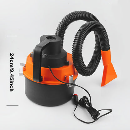 Large Capacity Vehicle Mounted Cylinder Style Double Use Bucket Vacuum Cleaner, Portable Multi Function Tool for Automobile Interior Cleaning