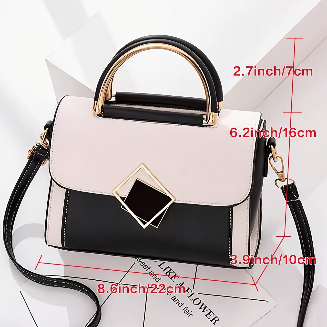 Colorful Women's Mini Handbag Fashionable Multi-Layered Purse Suitable for Dates, Parties, and Office Workers