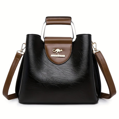 Perfect Lily Women'S Vintage Crossbody Bag - Adjustable Shoulder Strap, Synthetic Faux Leather, Zipper Closure, Light Brown with Golden-Tone Hardware, Elegant Design for Short Trips & Everyday Use, Small Crossbody Bag