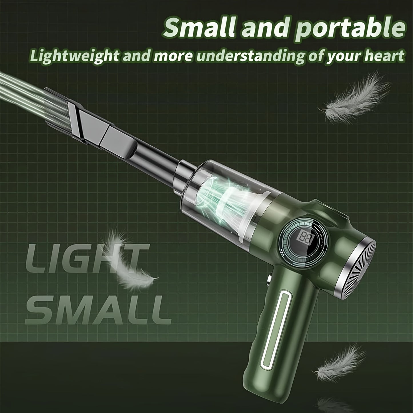 Wireless Automobile Vacuum Cleaner Portable Robot Cleaner Handheld Vacuum Pump Cordless for Car Home