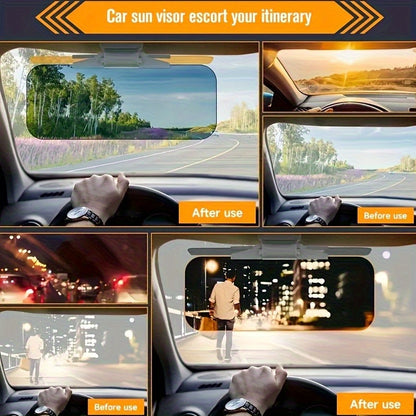 Polarized Sunshade for Automobile Anti Glare Polarized Sunshade - Easy to Install Buckle Closure to Prevent Glare/Uv/Stray Light, Safe Driving, Suitable for Use with Sedans, SUV, Truck