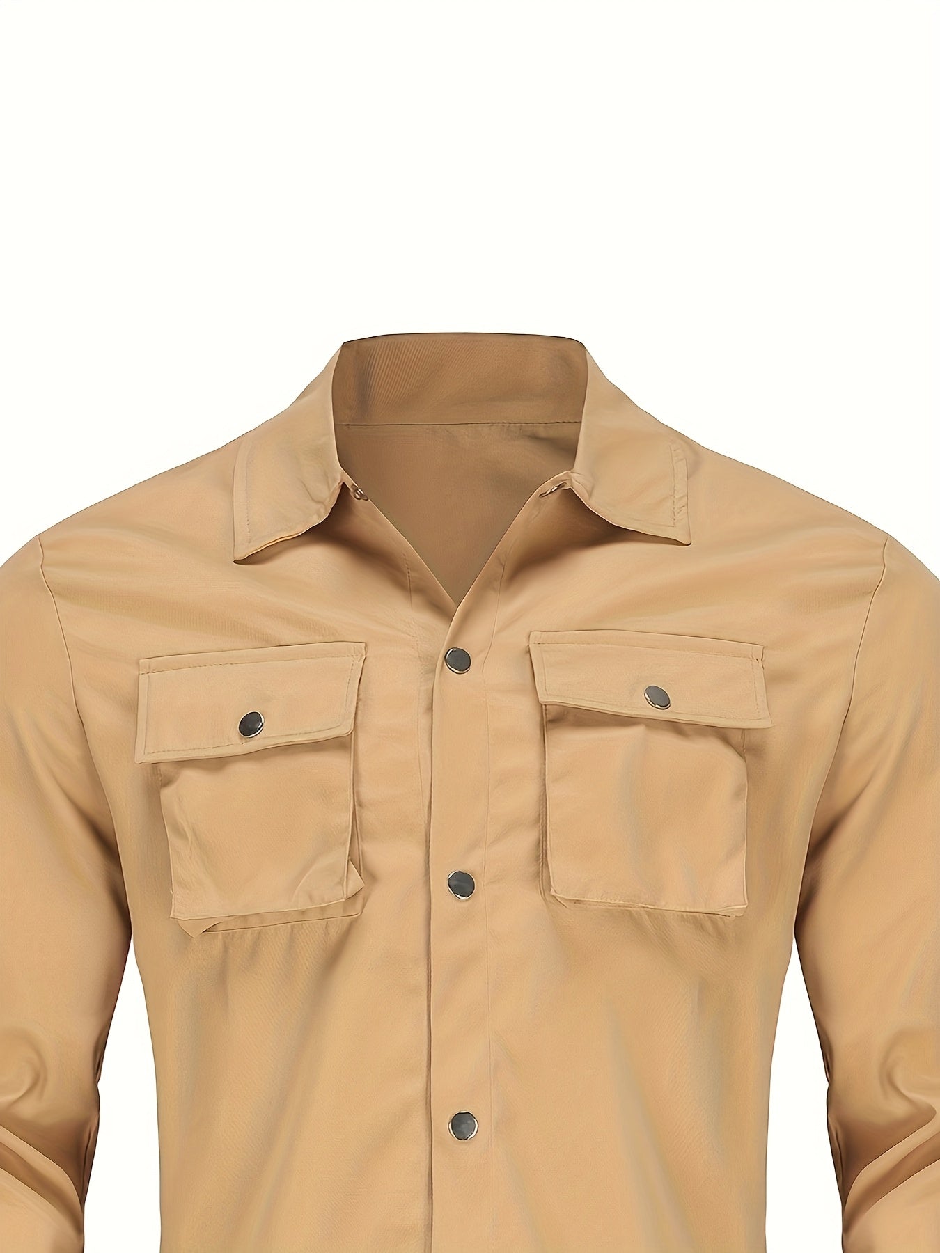 Men'S Stylish Casual Button-Up Shirt - Vibrant Blue, Long Sleeve, Casual Attire, Casual Wear | Vibrant Shirt | Casual Style Shirt
